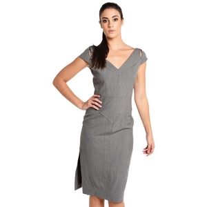 MILLY Larissa Grey Dress